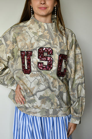 QUEEN OF SPARKLES  USC Carolina Sweatshirt