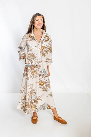 Maple Field & Feather© Ruthie Shirt Dress Long