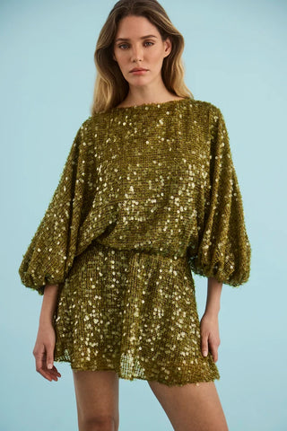 SalterMiniDress-MossSequin-Fall2026-HunterBellNYC-2-resized.webp
